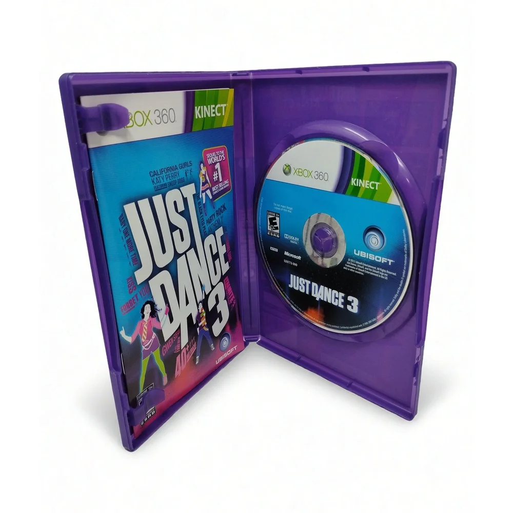 Ubisoft Just Dance 3 Xbox 360 Video Game Kinect Required Party Rhythm Music 4Ply